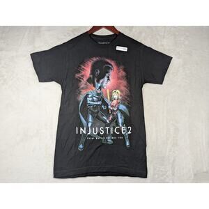 Injustice 2 Batman Harley Quinn T-Shirt Size SMALL Loot Crate Gaming BRAND NEW